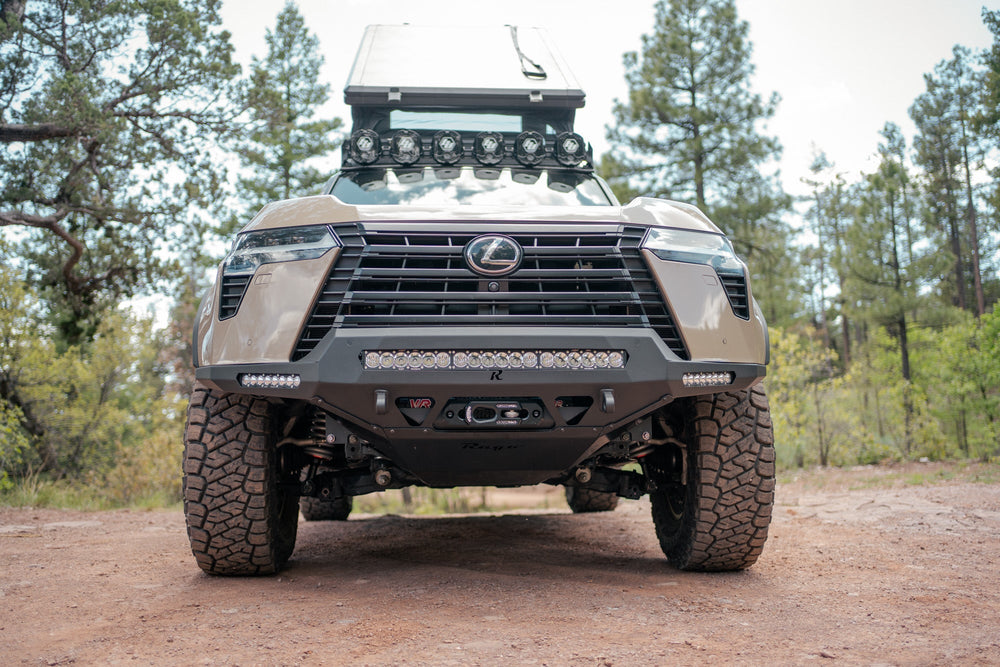 Fitment of the GX 550 Front steel bumper and optional skid plate.