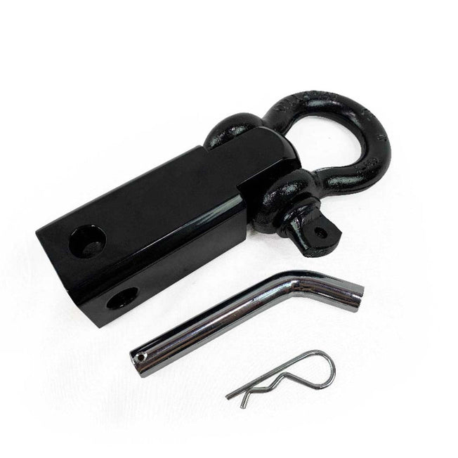 Receiver Mount Recovery Shackle 3/4" 4.75 Ton Rated Black Universal