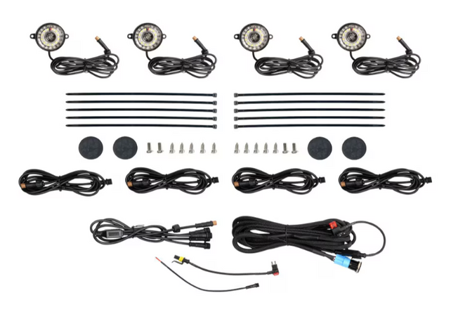 Morimoto Rock Light Kit: White (4 pc)
