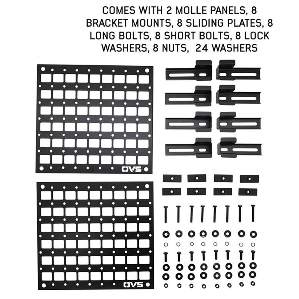 Side Frame Molle Panels (Pair) for Expedition Truck Cap