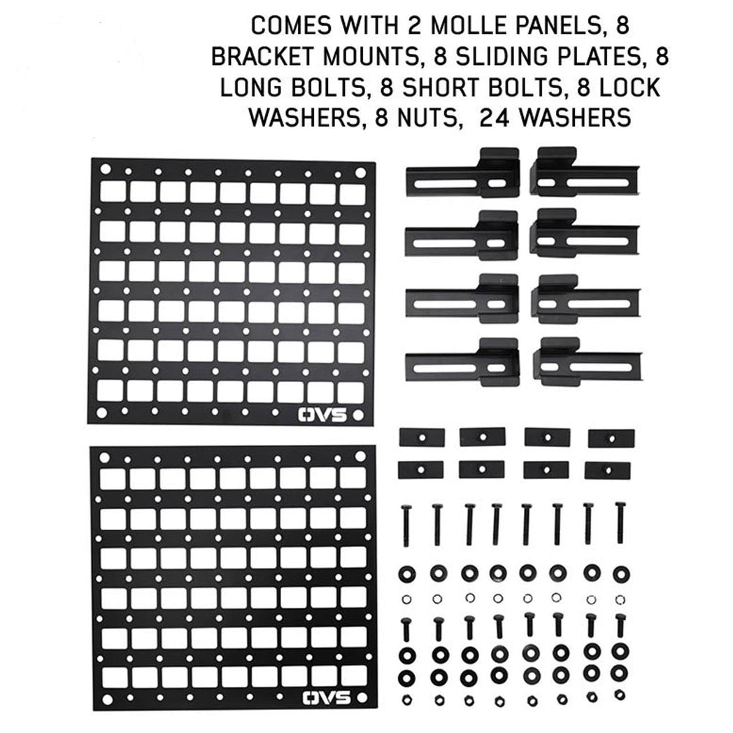 Side Frame Molle Panels (Pair) for Expedition Truck Cap