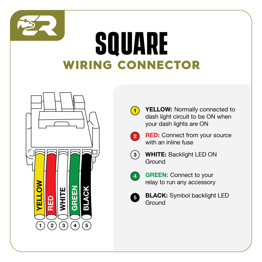 Toyota OEM Square Style "REVERSE LIGHTS" Switch