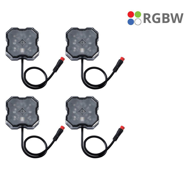 Stage Series LED Rock Light Kit Single-color & RGBW (4-Pack)