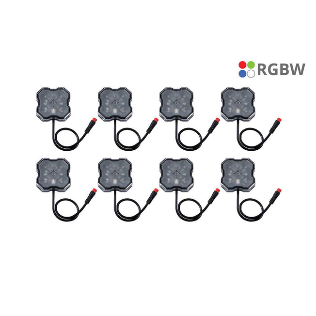Stage Series LED Rock Light Kit Single-color Dual-Color & RGBW (8-Pack)