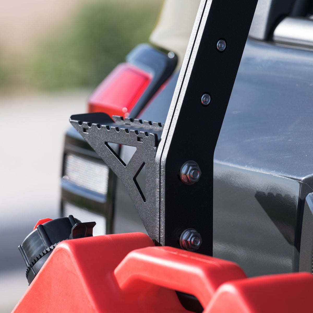 Cover photo of the accessory side step for the Summit Hatch Ladder from C4. 