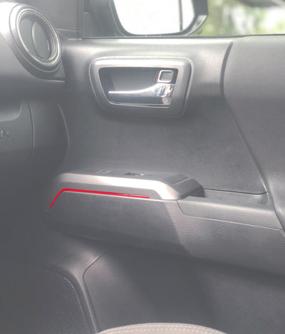 Door Switch Side Panel Line Inserts Fits 2016-2023 Toyota Tacoma