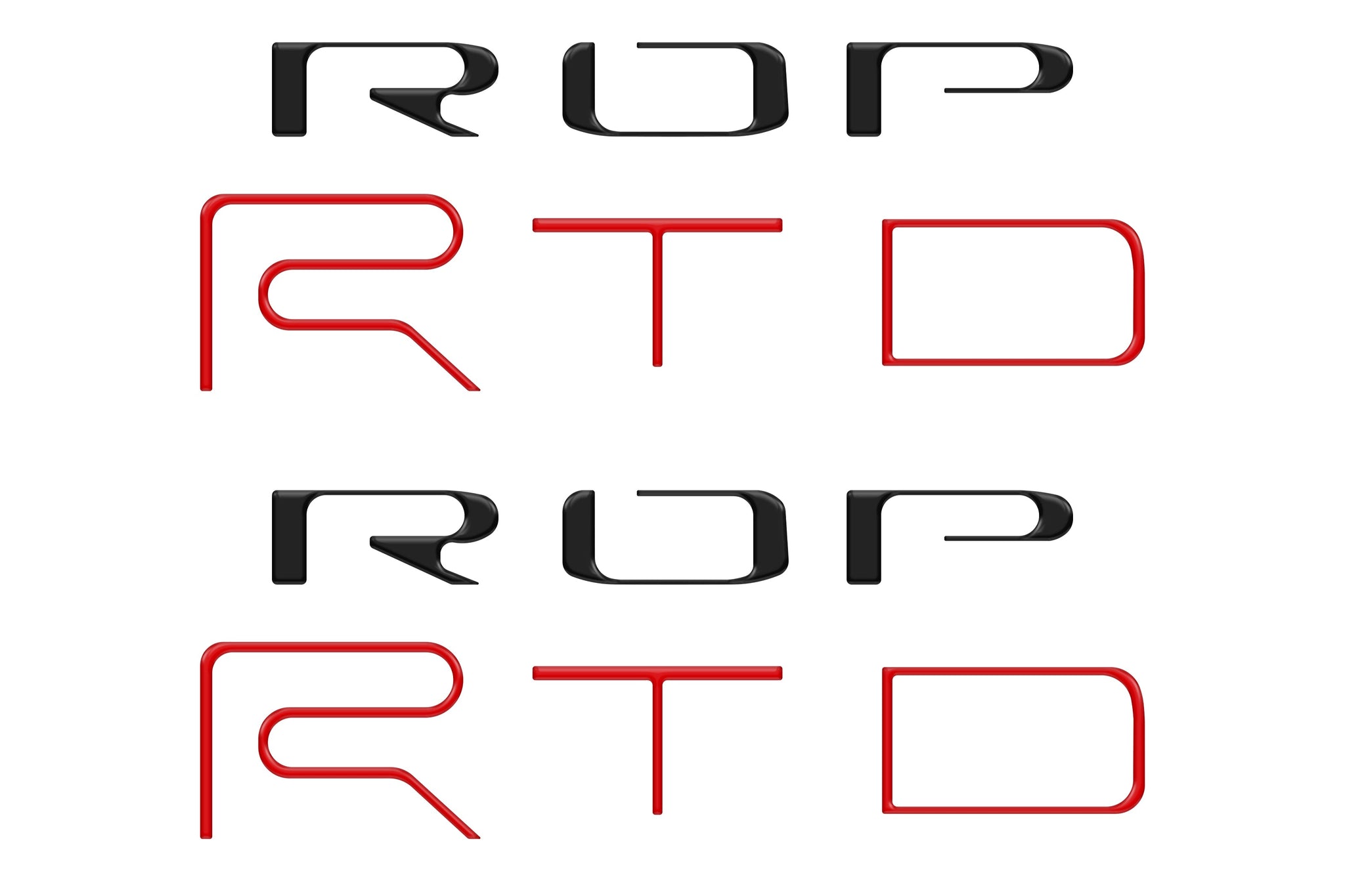 Bed Side Letter Inserts Fits 2022-2023 Toyota Tacoma TRD Pro