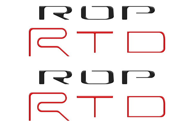 Bed Side Letter Inserts Fits 2022-2023 Toyota Tacoma TRD Pro