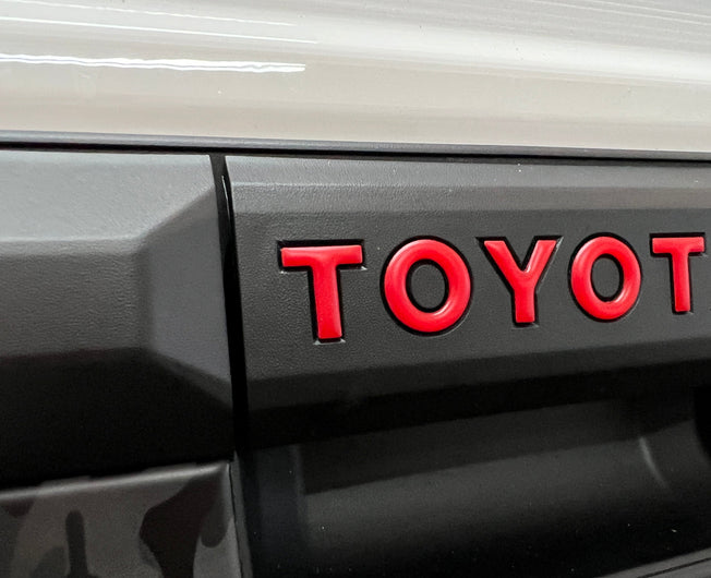Tailgate Handle Letter Inserts Fits 2024-2026 Toyota Tacoma