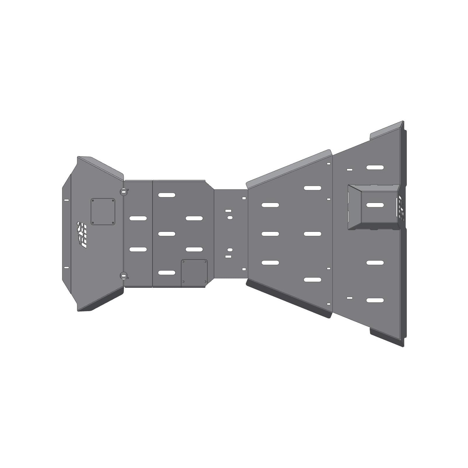 Full Overland Skid Plate Set  For Toyota Tundra 2014-2021