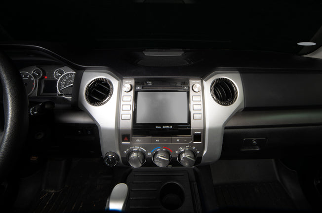 A/C Vent Rings(Covers Chrome) Fits 2014-2021 Toyota Tundra