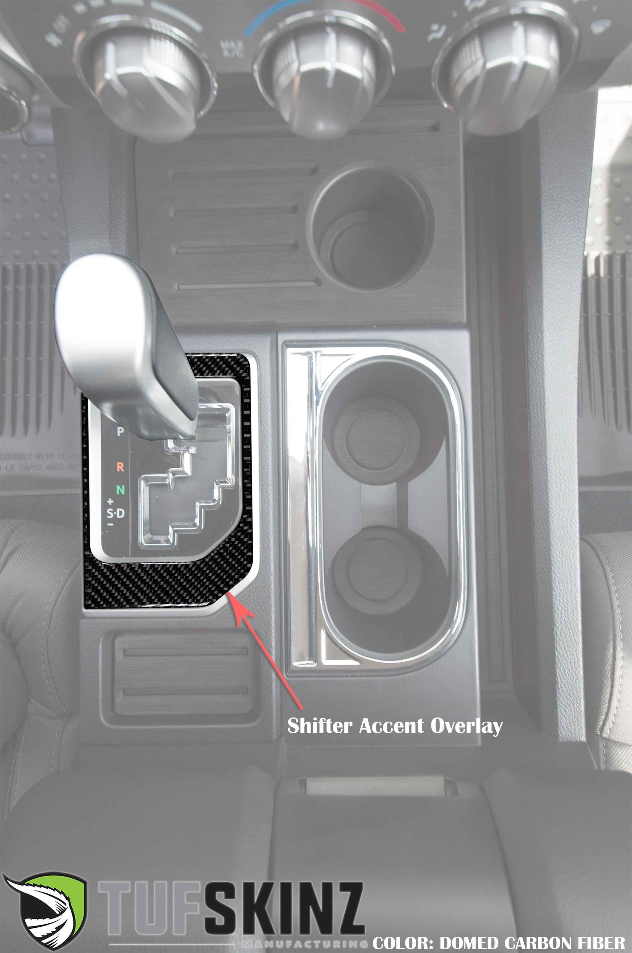 Center Console Shifter Accent Trim Fits 2014-2021 Toyota Tundra