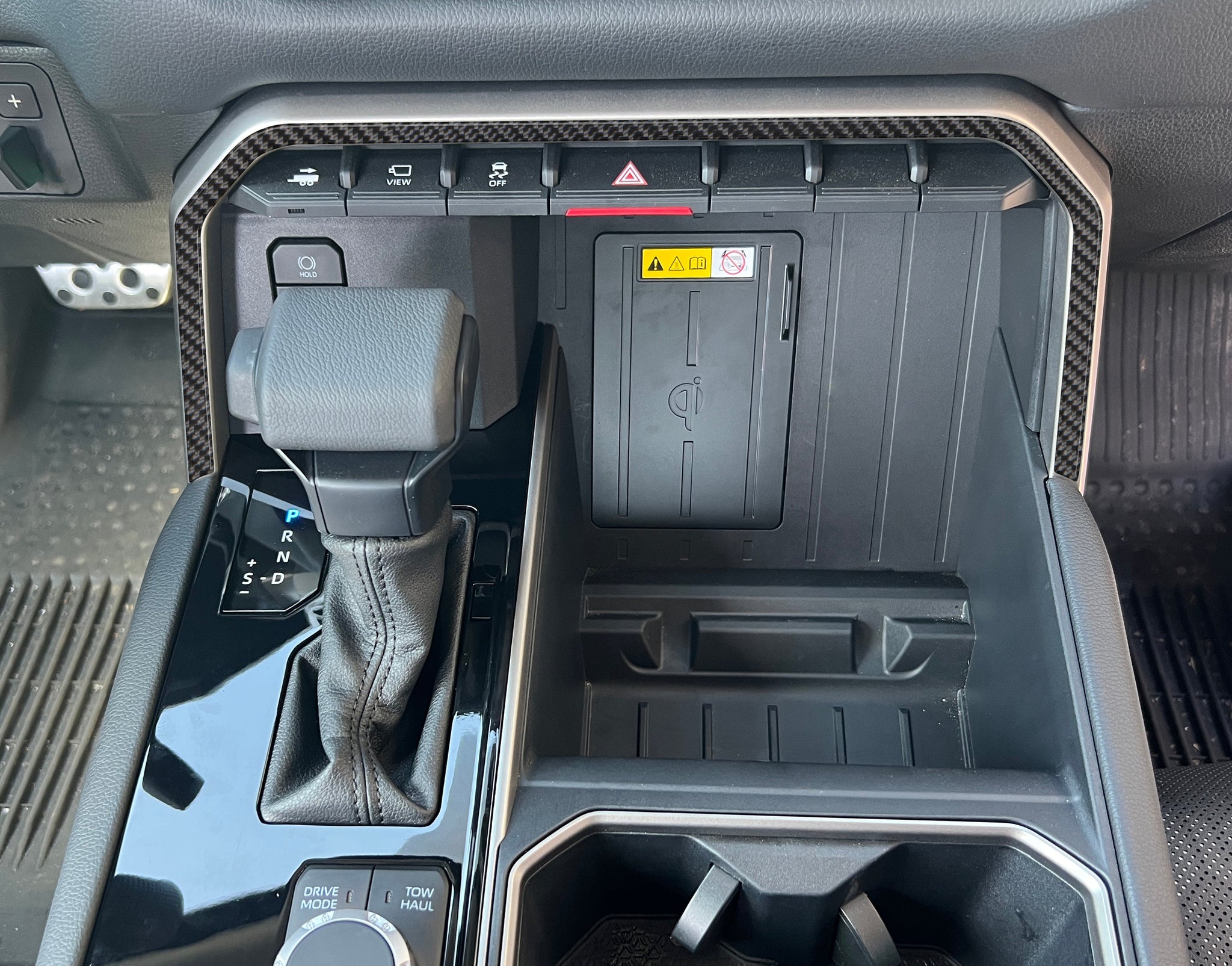 Upper Center Console Line Accent Trim Fits 2022-2026 Toyota Tundra & 2023-2026 Toyota Sequoia