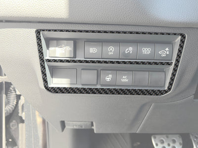 Dim Switch Panel Accent Overlays Fits 2022-2026 Toyota Tundra & 2023-2026 Toyota Sequoia
