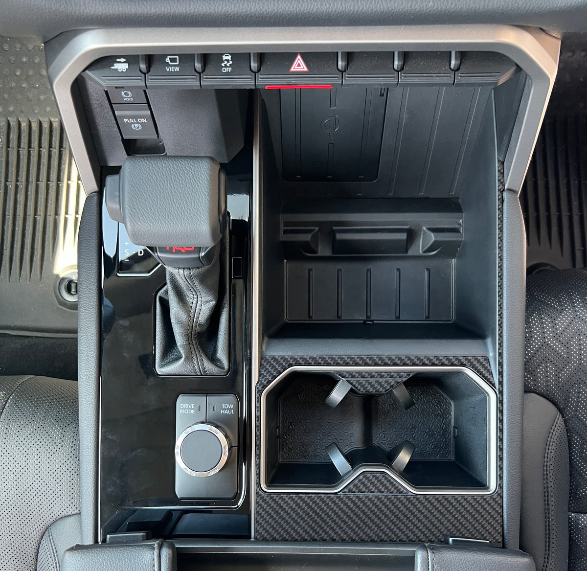 Center Cup Holder Accent Trim Fits 2022-2026 Toyota Tundra & 2023-2026 Toyota Sequoia