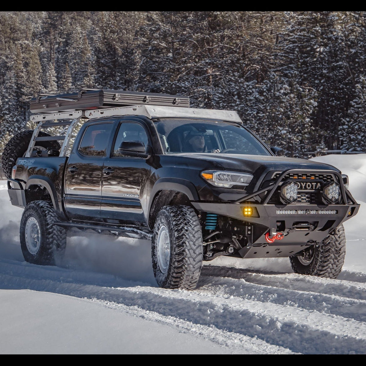 Tacoma Overland Front Bumper / 3rd Gen / 2016-2023 / No Bull Bar