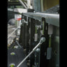 View of the top edge of the C4 swing out showing the robust structure. 