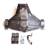 All the components of the C4 Rear Diff Skid for the 2nd Gen Tacoma laid out on a white table.