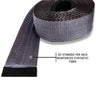 Tow Strap 3" x 30' 30,000 LB. Gray With Black Ends & Storage Bag
