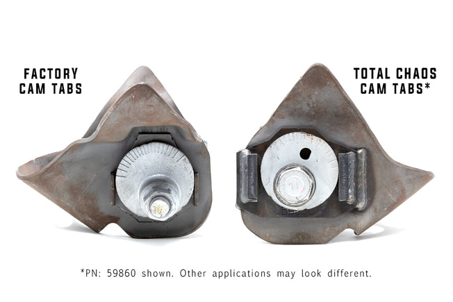 Lower Control Arm Cam Tab Gussets