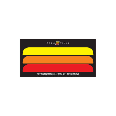 2022+ Tundra Offroad Grille Decal