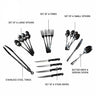 Ultimate 39 Piece Utensil Set - Black Powder Coat Universal