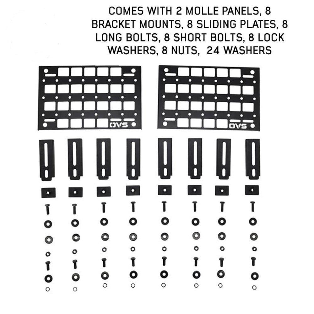 Under Side Door Molle Panels (Pair) for Expedition Truck Cap