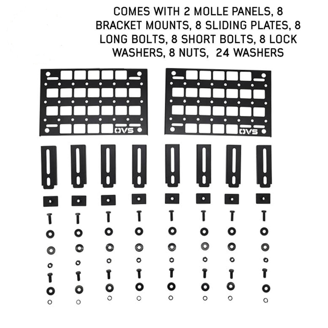 Under Side Door Molle Panels (Pair) for Expedition Truck Cap