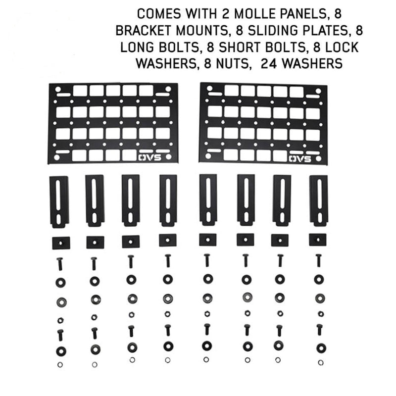 Under Side Door Molle Panels (Pair) for Expedition Truck Cap