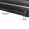 XD Everest Cantilever Aluminum Roof Top Tent - Grey Body & Black Rainfly