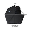 XD Nomadic 270 Degree Awning & Wall Kit Combo - Lights, Black Out, Black Body , Trim, and Travel Cover