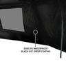 XD Nomadic 270 Degree Awning & Wall Kit Combo - Lights, Black Out, Black Body , Trim, and Travel Cover