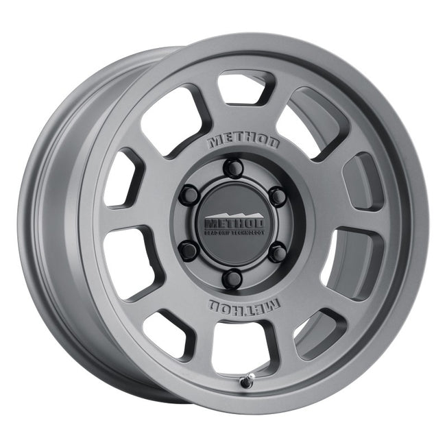 705 17x8.5 0mm Offset 6x5.5 106.25mm CB Titanium Wheel