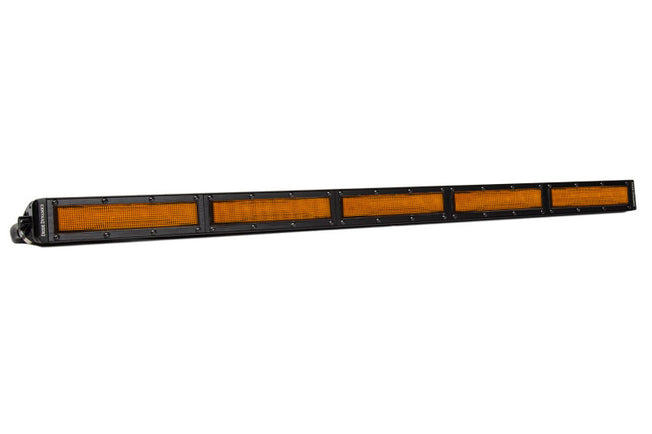 30 In LED Light Bar Single Row Straight - Amber Flood Each Stage Series