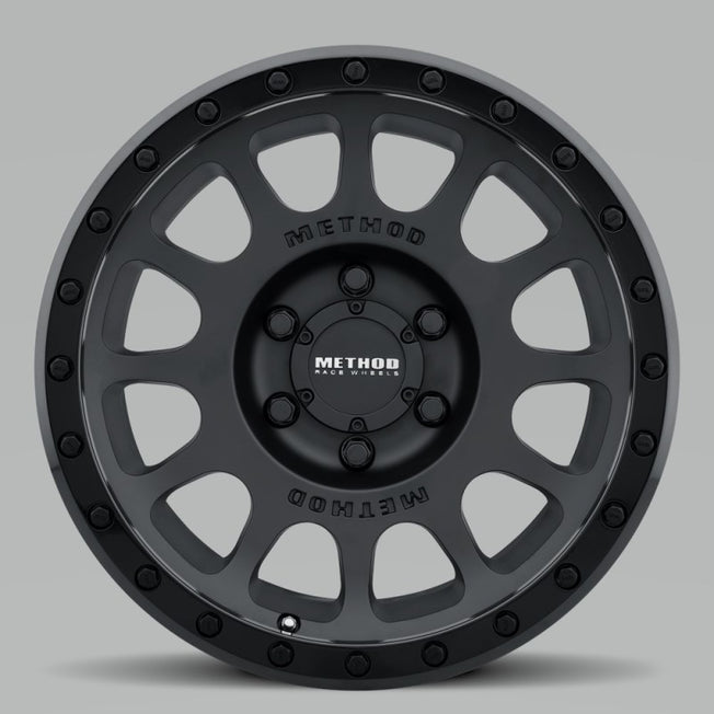 305 NV 17x8.5 0mm Offset 6x5.5 108mm CB Double Black Wheel