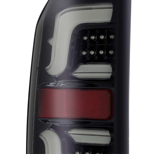 14-20 Toyota Tundra AlphaRex PRO-Series LED Tail Lights Jet Black