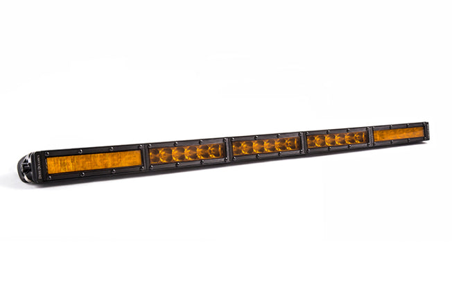 30 In LED Light Bar Single Row Straight - Amber Combo Each Stage Series