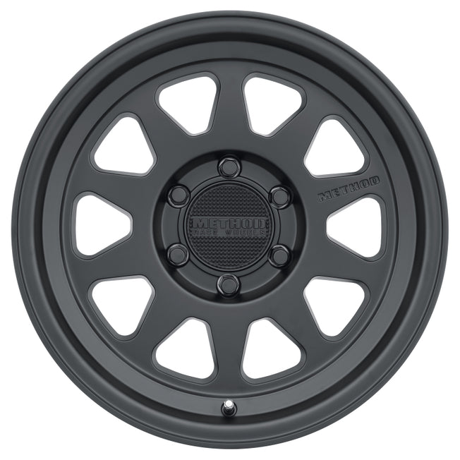 316 17x8.5 0mm Offset 6x5.5 106.25mm CB Matte Black Wheel