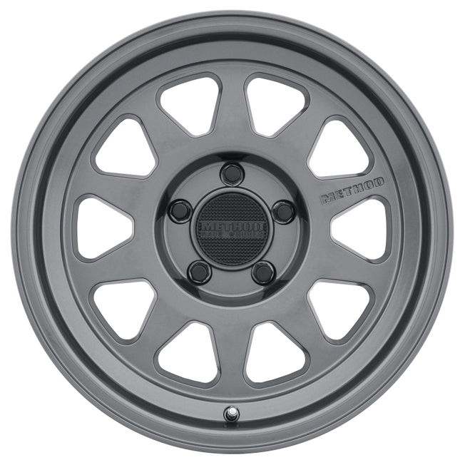 316 18x9 +18mm Offset 5x150 110.5mm CB Gloss Titanium Wheel