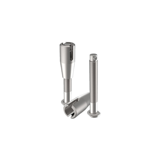 TRED 4.5in Threaded Mounting Pins - Silver