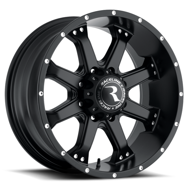 991B Assault 16x8in / 6x139.7 BP / 0mm Offset / 106.1mm Bore - Satin Black Wheel