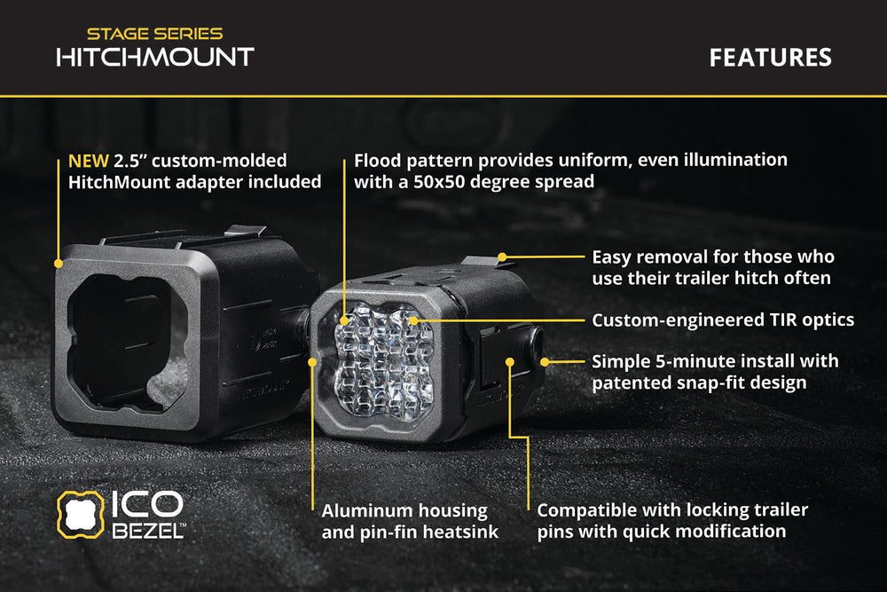 HitchMount LED Pod Reverse Kit for 2022-2026 Toyota Tundra