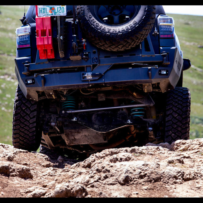 C4 4Runner Differential Skid plate on a 5th Gen Overland build