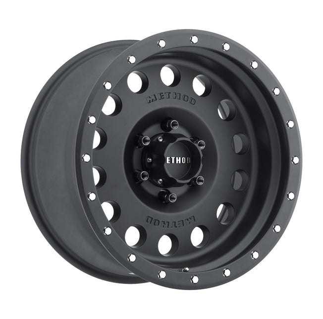 307 Hole 17x8.5 0mm Offset 6x5.5 108mm CB Matte Black Wheel