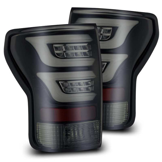 07-13 Toyota Tundra AlphaRex PRO-Series LED Tail Lights Jet Black