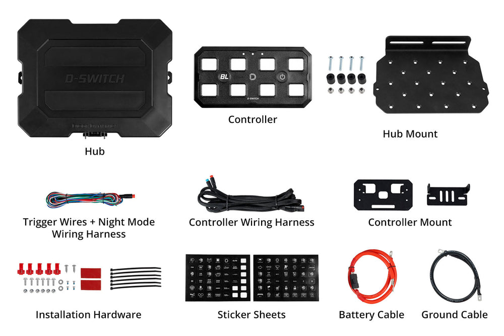 D-Switch Hub Mounting Kit for 2010-2023 Lexus GX460
