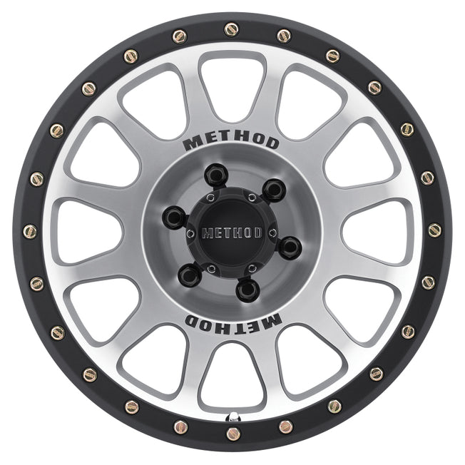 305 NV 17x8.5 0mm Offset 6x5.5 108mm CB Machined/Black Street Loc Wheel