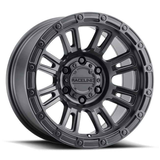 956B Compass 17x8.5in / 6x139.7 BP / 0mm Offset / 106.1mm Bore - Satin Black Wheel