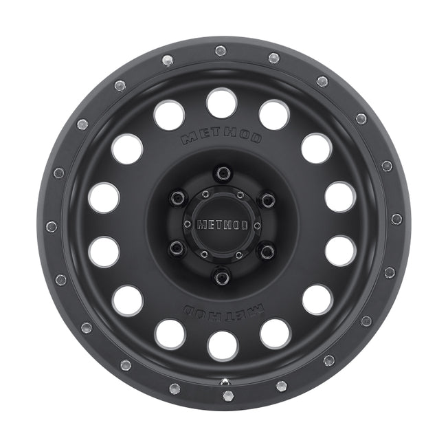 307 Hole 17x8.5 0mm Offset 6x5.5 108mm CB Matte Black Wheel