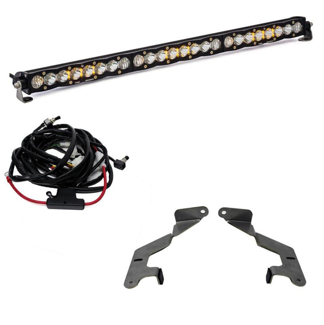 2014+ 30in Grille LED Light Bar Kit For Toyota Tundra S8 Driving Combo